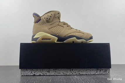 FD1643-300 6 Breathable Gore-Tex Kelp Brown 602  (Women's) Retro Jordan 0620